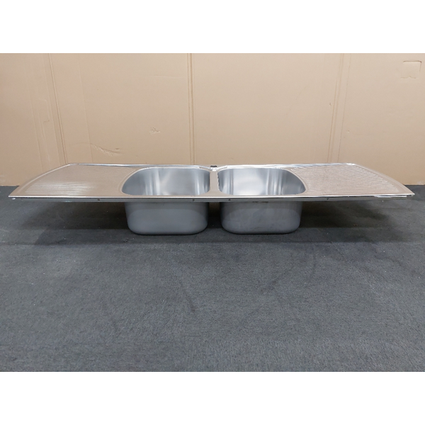Oliveri Monet Double Bowl with Double Drainer Topmount Sink MO753