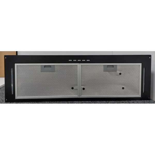 Artusi 90cm Matte Black Concealed Undermount Rangehood AUM90B
