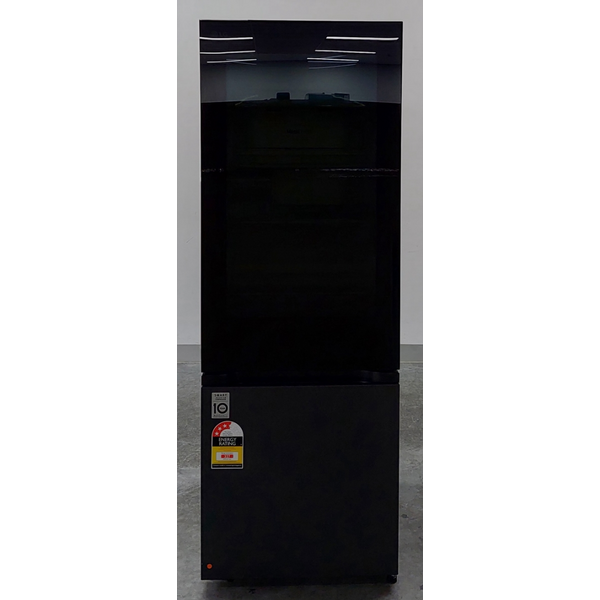 LG 340L Bottom Mount Fridge with Instaview Matte Black GB-V300MBL
