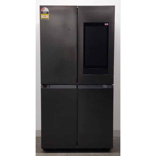 Samsung 636L AI Family Hub French Door Fridge with Internal Beverage Centre Matte Black SRF9400BFH