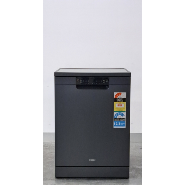 Haier 60cm Freestanding Dishwasher with Sanitise Black HDW15F1B1