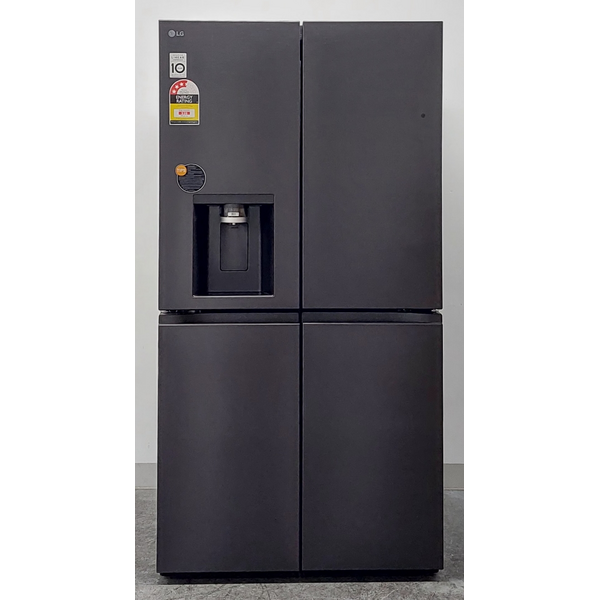 LG 637L French Door Fridge with Ice and Water Matte Black GF-L700MBL