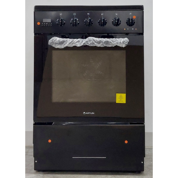 Artusi 60cm Electric Freestanding Oven Black AFC607B