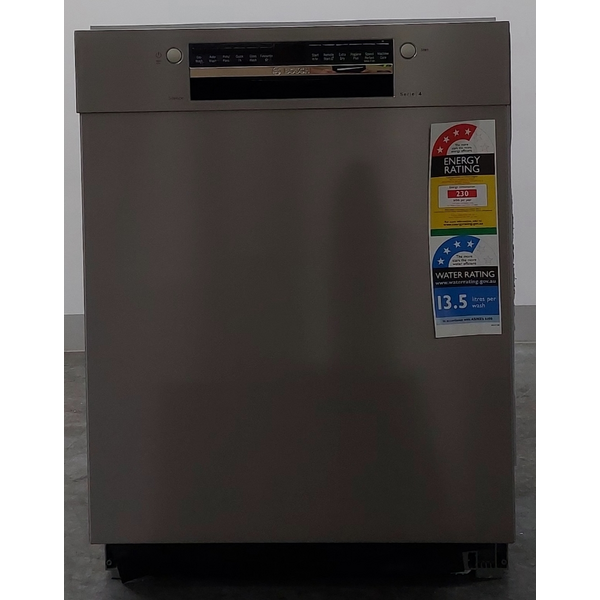 Bosch 60cm Series 4 Built Under Stainless Steel Dishwasher SMU4HTS01A
