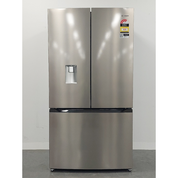 Westinghouse 565L French Door Refrigerator with In-Door Water Dispenser and Automatic Ice Maker Stainless Look WHE5650SD