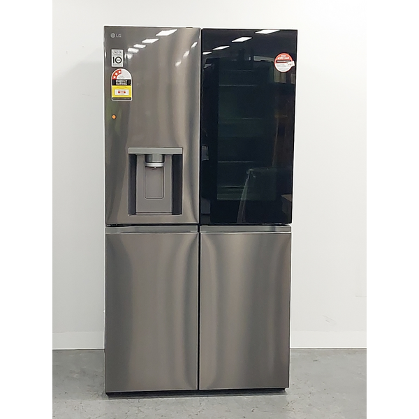 LG 642L Instaview French Door Fridge Black Steel GF-V700BSLC