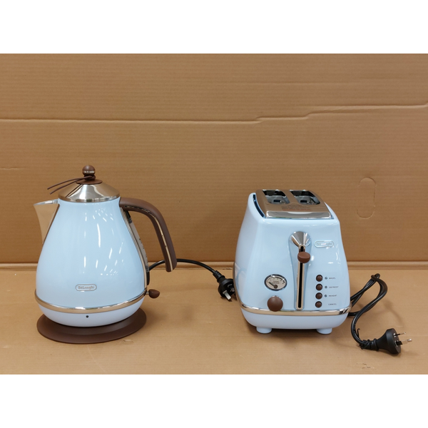 Delonghi Icona Vintage Breakfast Pack Azure CTO2VAZ-KBO2