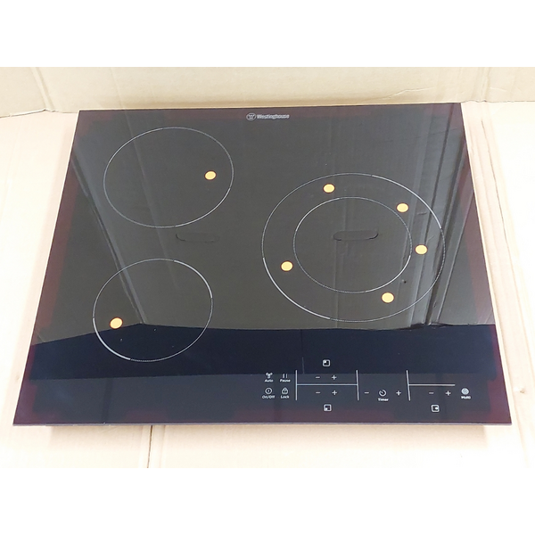 Westinghouse 60cm 3 Zone Ceramic Cooktop WHC633BE