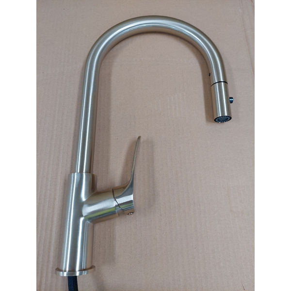Oliveri Verona Pull out Goose Neck Mixer Tap Classic Gold VA306503CG-P