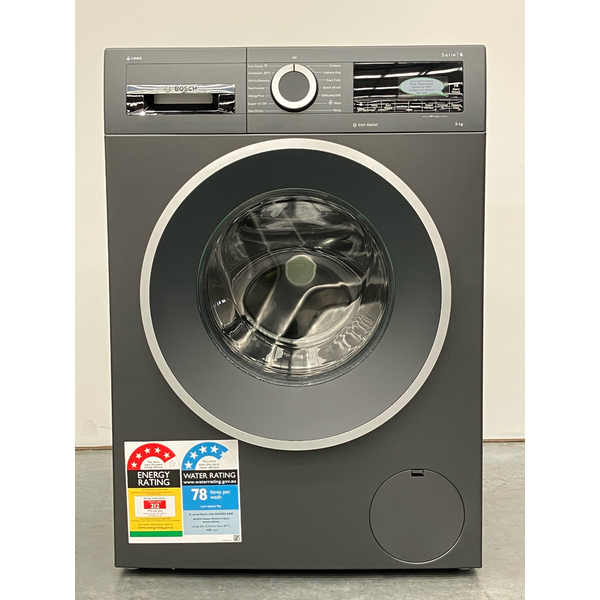 Bosch Series 6 9kg Front Load Washing Machine with i-DOS Cast Iron Grey WGG2441RAU