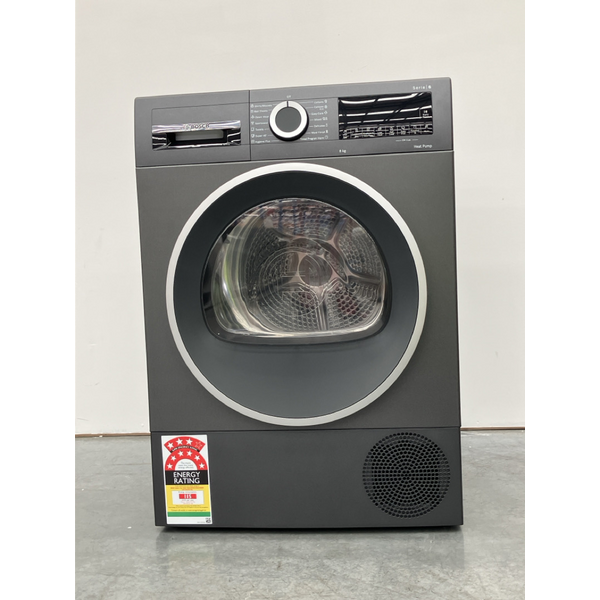 Bosch 8kg Series 6 Heat Pump Dryer Graphite WQG235DRAU