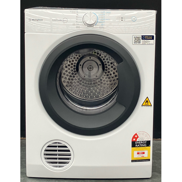 Westinghouse 6.5kg Vented Clothes Dryer WDV656N3WB