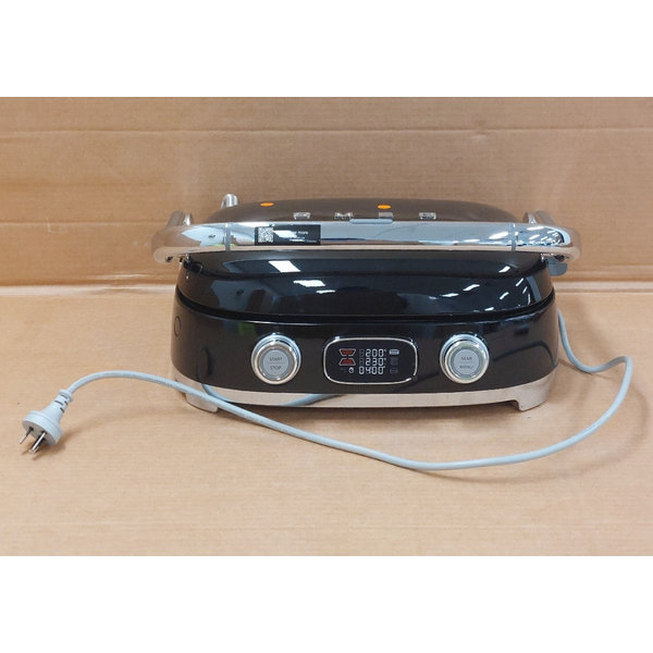 Smeg 50s Style Countertop Multifunctional Grill Black MGF01BLAU
