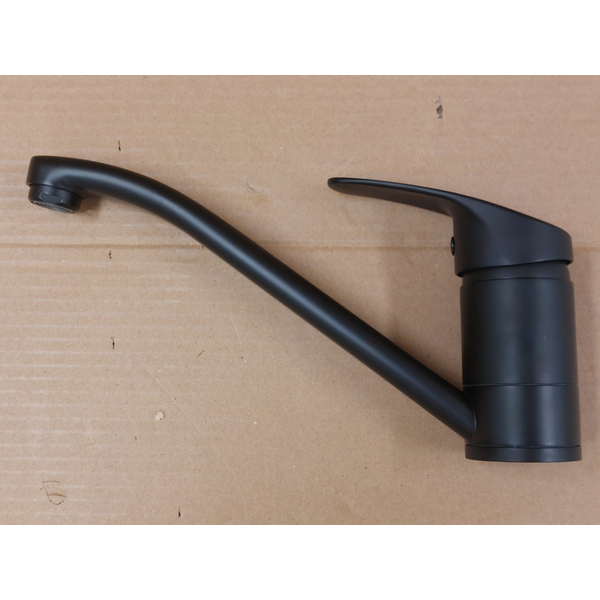 Oliveri London Single Lever Kitchen Mixer Tap Matte Black LON580FMB