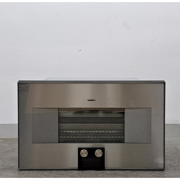 Gaggenau 76cm 400 Series Compact Built-In Combi-Steam Oven Left Hinge BS485112