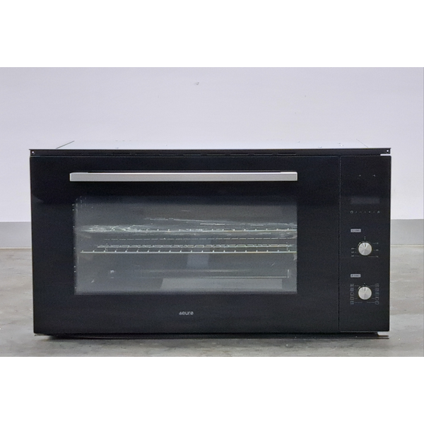 Euro Appliances Euro 90cm Electric Multi Function Oven Black OE90O9B1