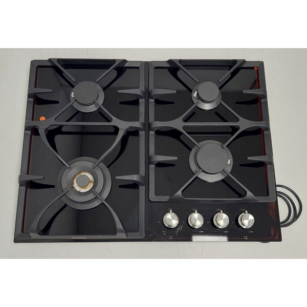 Franke 66cm Gas Cooktop Black Glass FIG604B1L
