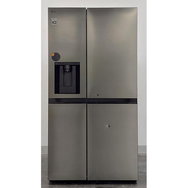 LG 635L Side by Side Fridge with Ice & Water Dispenser Stainless Steel GS-L600PL