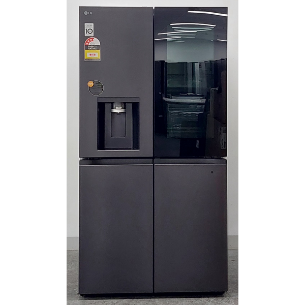 LG 847L Instaview French Door Fridge Matte Black GF-V900MBLC