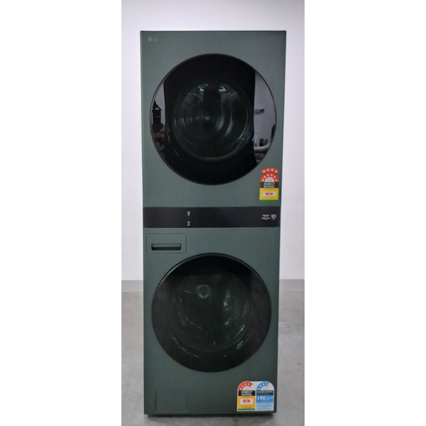 LG WashTower 19/10kg All-In-One Stacked Washer Dryer Forest Green WWT-1910FGX
