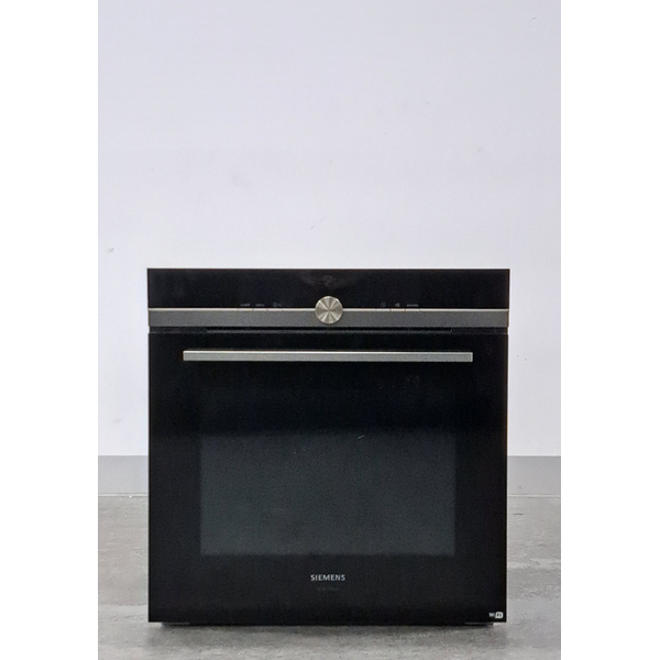 Siemens 60cm iQ700 studioLine Pyrolytic Black Built-In Oven HR876G8B6A