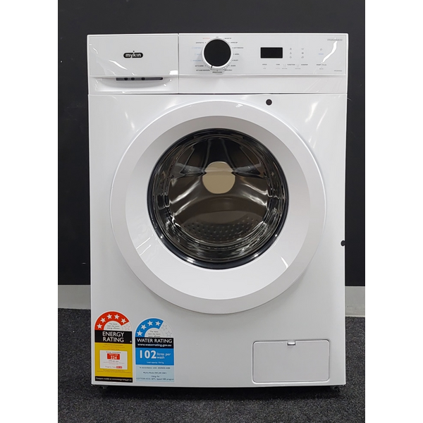 Mykin 10kg Front Load Washing Machine White MFLW10W2