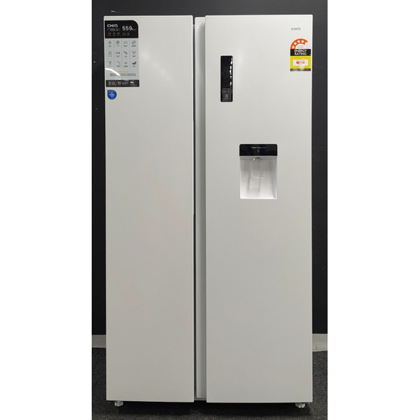 CHiQ 559L Side by Side Refrigerator White CSS559NWD4E