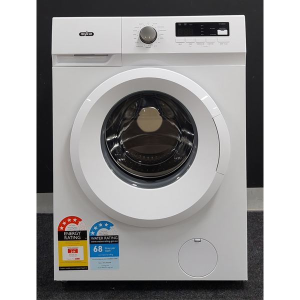 Mykin 8kg Front Load Washing Machine White MFLW800W