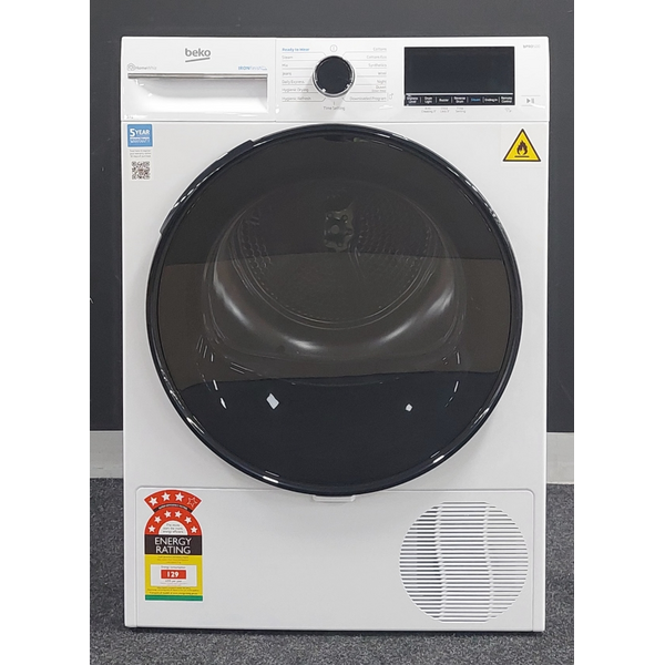 Beko 9kg Heat Pump Dryer with Steam and Wi-Fi BDPB903SW