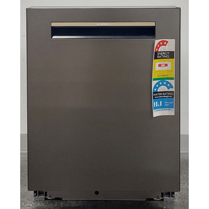 Bosch 60cm Series 6 Underbench Dishwasher Black Inox SMP6HCB01A