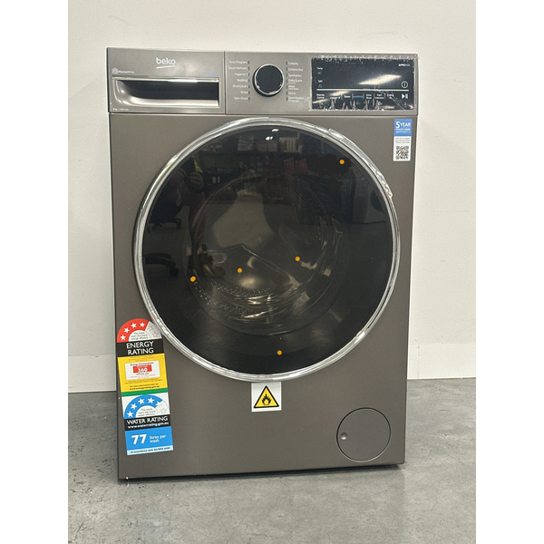 Beko 9kg Front Load Washing Machine Graphite with Steam and WiFi BFLB904ADG